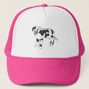 Black and White Spotted Dog Hats