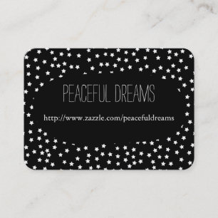 Black and White Stars Business Card