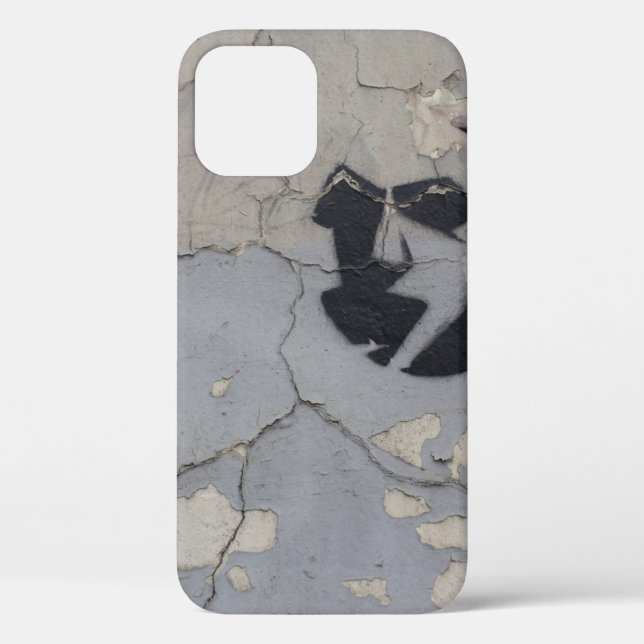 Black and white stone fragment Case-Mate iPhone case (Back)