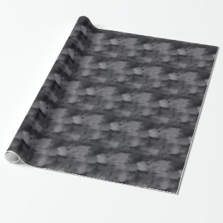Black and white stormy sky wrapping paper