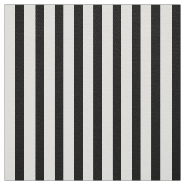 Black and White Stripe Fabric (Swatch)