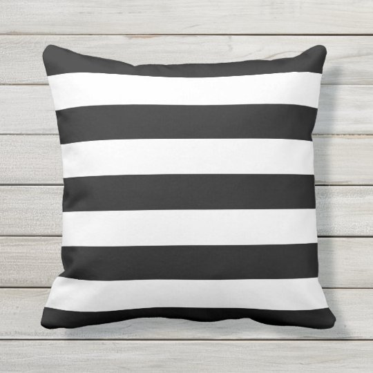 Black And White Stripe Outdoor, Black And White Striped Outdoor Cushions Australia