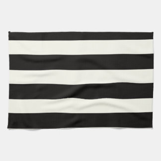 Black and White Stripe Tea Towel