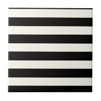Black and White Stripe Tile