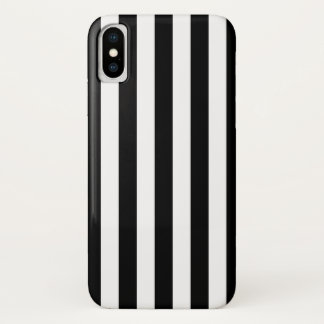 Black and White Stripes iPhone XS Case
