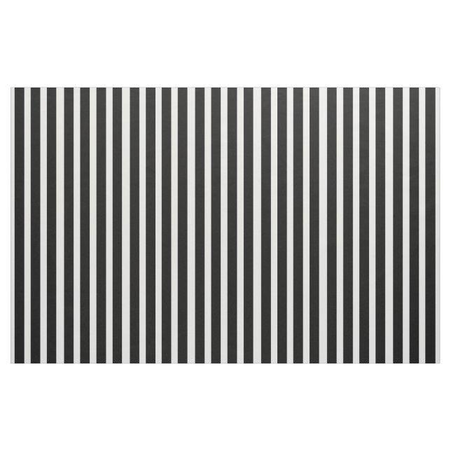 Black And White Stripes Fabric (Yard)
