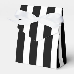 Black and White Stripes Favour Box