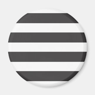 Black and White Stripes Magnet