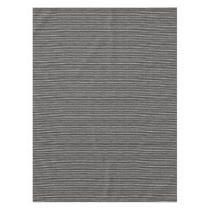 Black and White Stripes Pattern Tablecloth