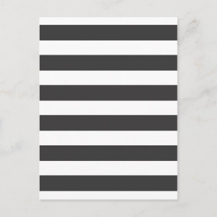 Black and White Stripes Postcard