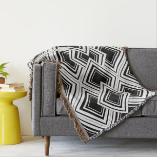 Black And White Throw Blanket