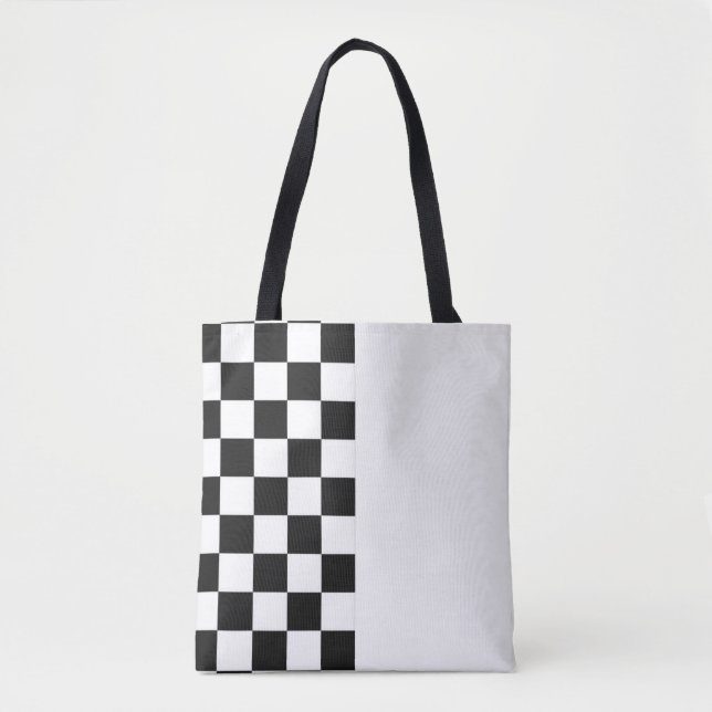 Black and white tote bag (Front)
