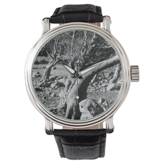 BLACK AND WHITE TREES   WATCH (Front)