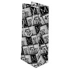 Black and White Trendy Photo Collage with Monogram
