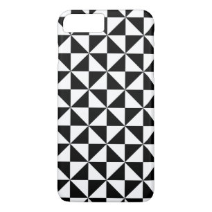 Black And White Triangle Pattern iPhone 8 Plus/7 Plus Case