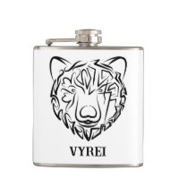 Black and White Tribal Bear