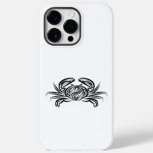 Black and White Tribal Crab Case-Mate iPhone 14 Pro Max Case