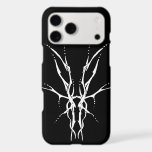 Black and White Tribal Deer Skull Hunting Design<br><div class="desc">Make a bold statement with this unique, intricately detailed Deer Skull Tribal Design. Featuring a striking black and white image, this artwork reimagines the classic hunting trophy with a dark, modern edge. Perfect for deer hunters looking for gear that stands out from the traditional camo, this "scary-cool" tribal aesthetic adds...</div>