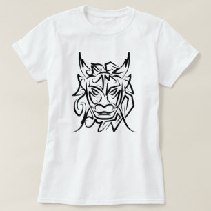 Black and White Tribal Dragon T-Shirt