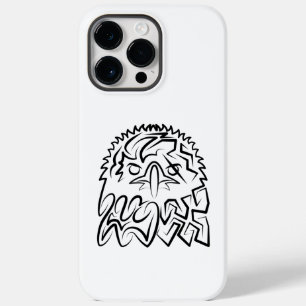 Black and White Tribal Eagle Case-Mate iPhone 14 Pro Max Case