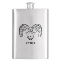 Black and White Tribal Goat / Sheep