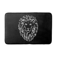 Black and White Tribal Lion
