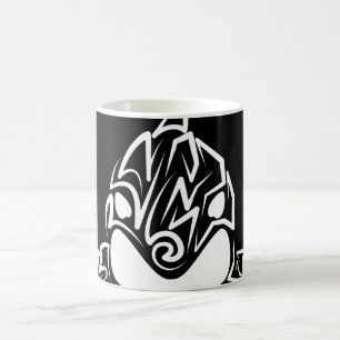 Black and White Tribal Orca Coffee Mug