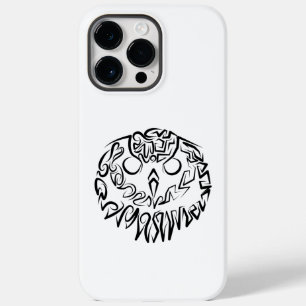 Black and White Tribal Owl Case-Mate iPhone 14 Pro Max Case