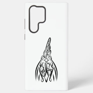 Black and White Tribal Rooster Samsung Galaxy Case
