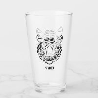 Black and White Tribal Tiger