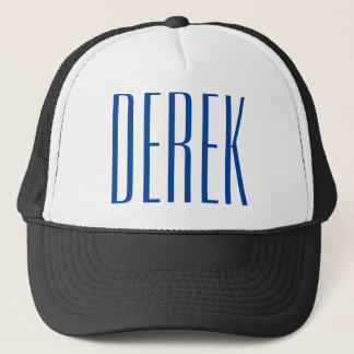Black and white trucker hat