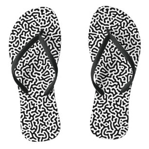 Black and White Turing Pattern Thongs