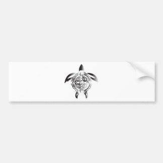 black-and-white-turtle bumper sticker