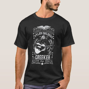 Black And White Tyler Childers Image Beautiful Gui T-Shirt