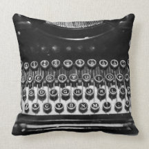 Black and White Typewriter