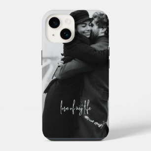 Black and White Valentine's Day iPhone 14 Case