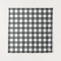 Black and White Vichy Print Gingham Pattern