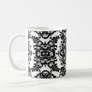 Black and White Victorian Goth #3 Coffee Mug
