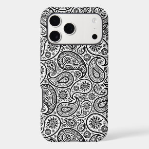 Black And White Vintage Paisley