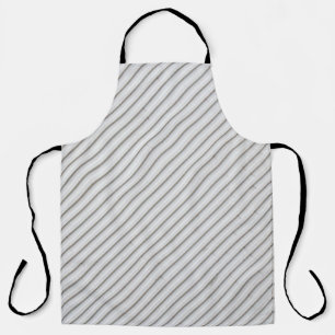 Black and white wall apron