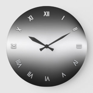 Black and White Wall Clock
