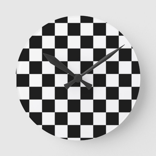 Black and white wall clock (Front)