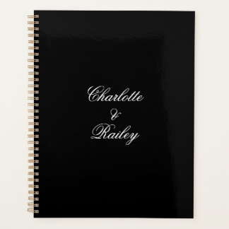 Black and White Wedding Planner