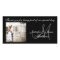 Black and White Wedding Thank You Monogram Cards