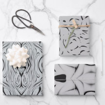 BLACK AND WHITE WRAPING PAER