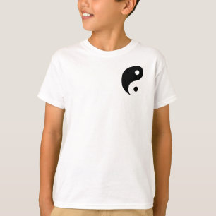 Black and White Yin Yang Taoist Symbol T-Shirt