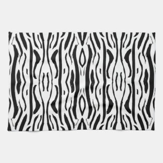 Black and White Zebra or Tiger pattern Tea Towel