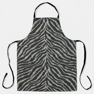 Black and White Zebra Print med.or large Apron