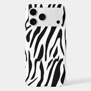 Black and White Zebra Print Phone Case Minimalis