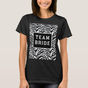 Black and white Zebra print T-Shirt